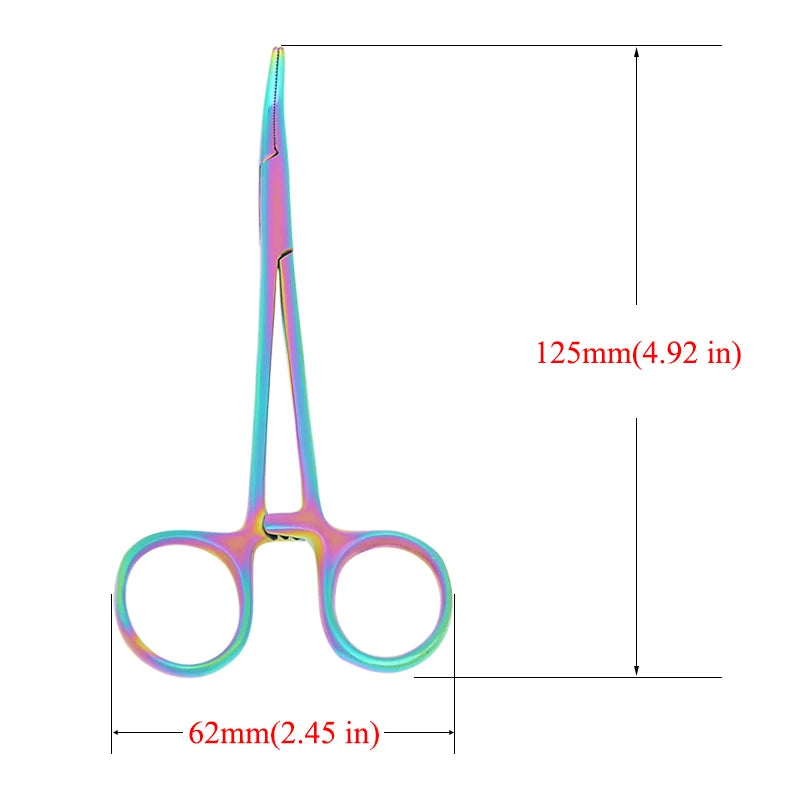 Pinza Kelly 12.5 cm Rectas - Curvas